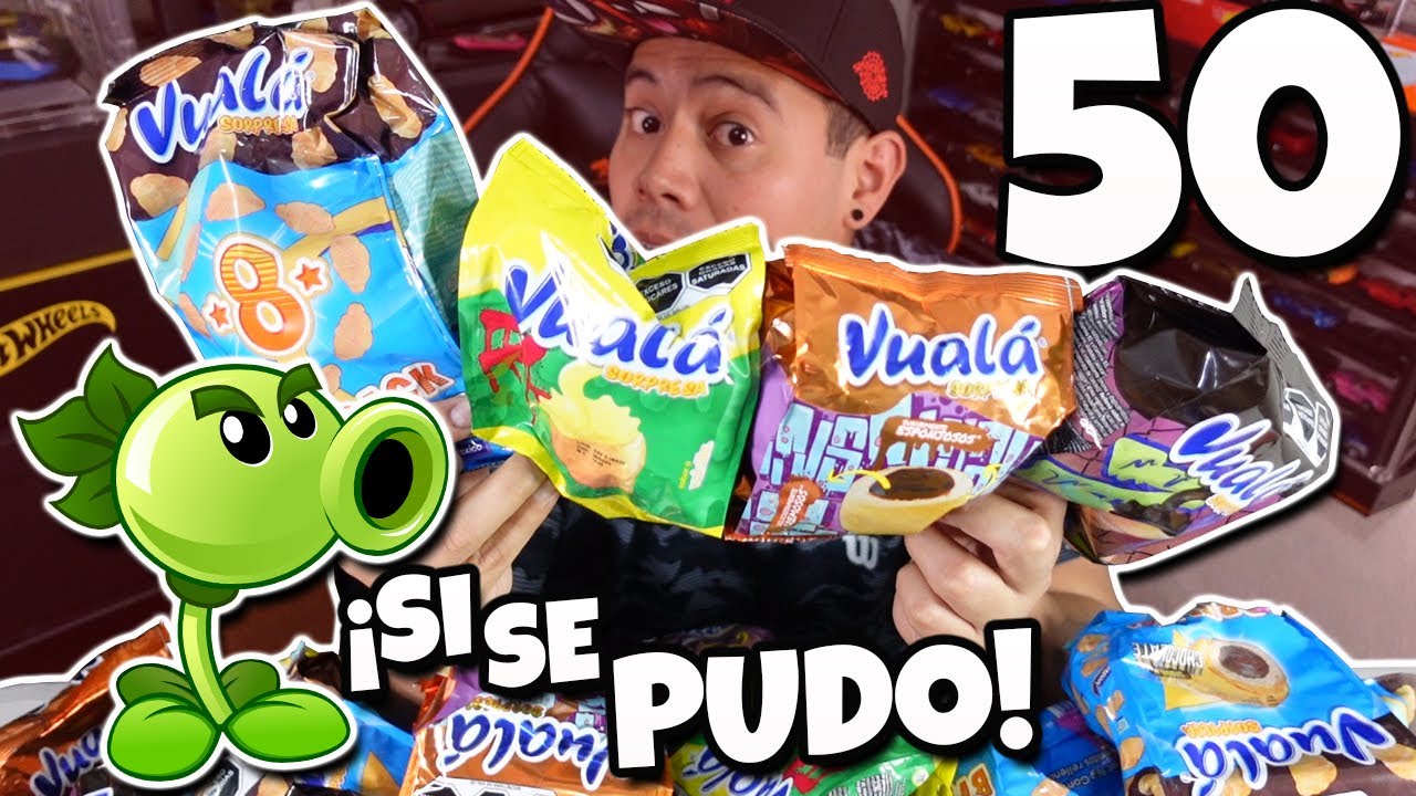 Ya tenemos coleccion completa? | Abri 50 Vuala Sorpresa de Plants vs Zombies