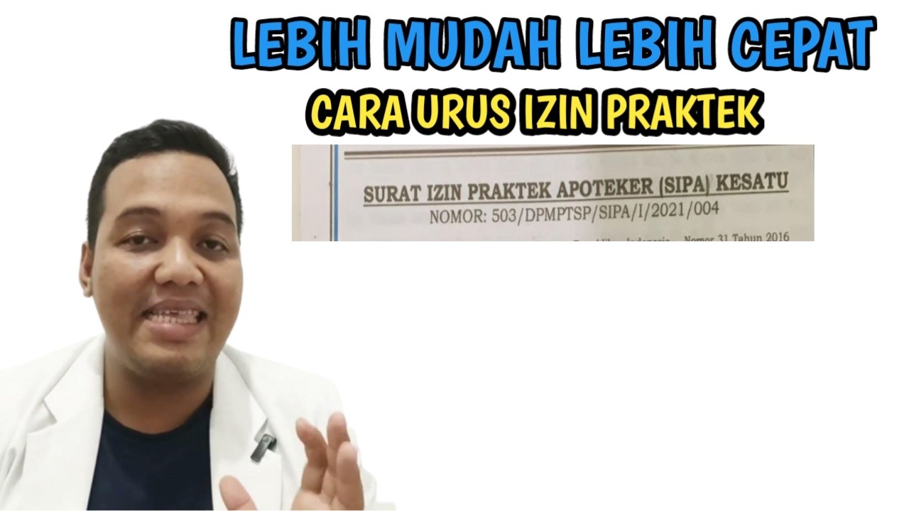 CARA PENGURUSAN S.I.P (Surat Izin Praktek) APOTEKER‼️ TERBARU 2025 #obat
