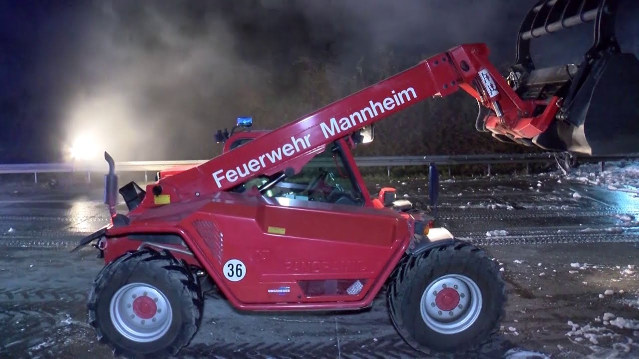+ Jahresrückblick 2020 + Lkw auf der A6 bei Mannheim in Vollbrand - Stundenlange Vollsperrung