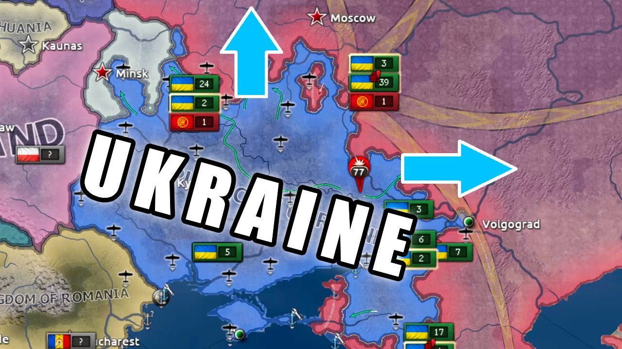 Ukraine annexes the Soviet Union in HoI4