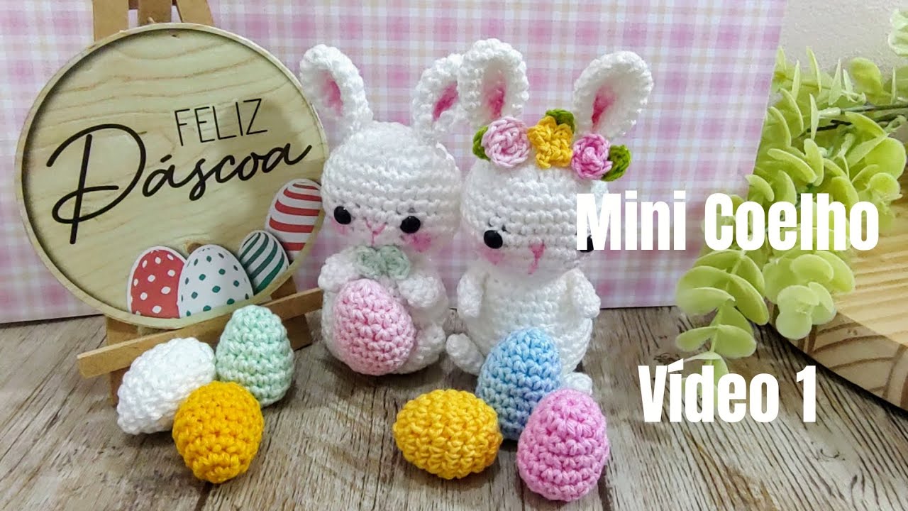 Mini Coelho de Páscoa! #croche#tutorial#dicasdeamigurumi