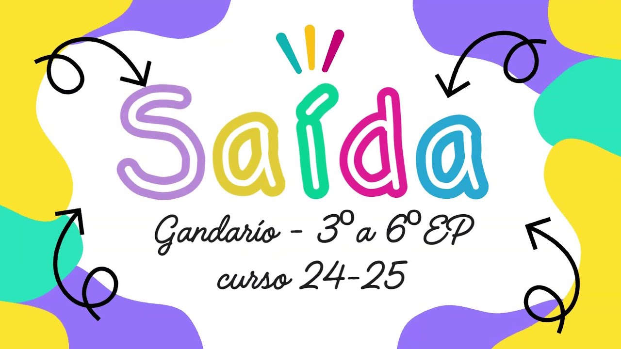 Saída de fin de curso a Gandarío 2025 - 3º a 6º de Primaria