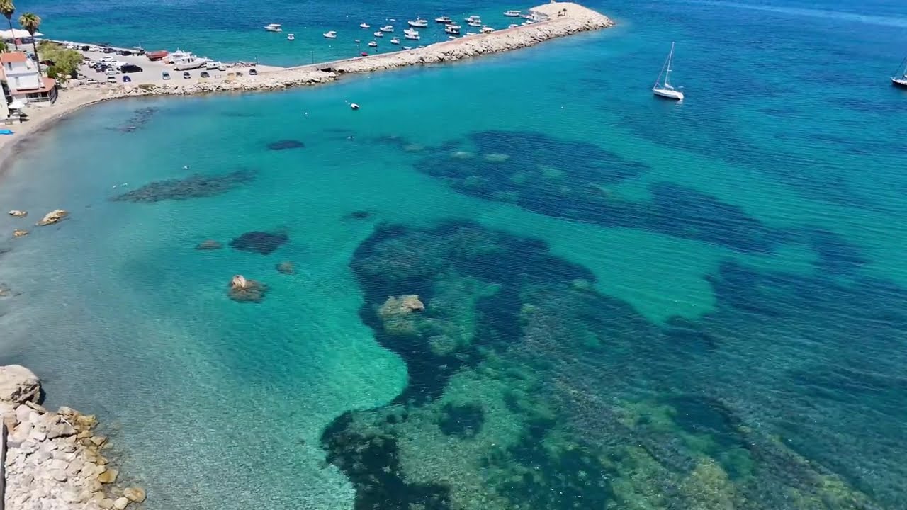 On the southern tip of Messinia, the great Koroni Castle rises above the sea