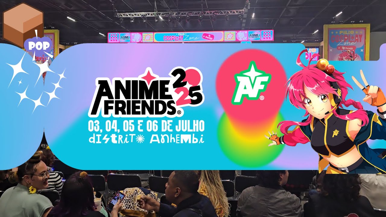 Explorando o Anime Friends 2025: Tour acelerado (quinta-feira) #af25