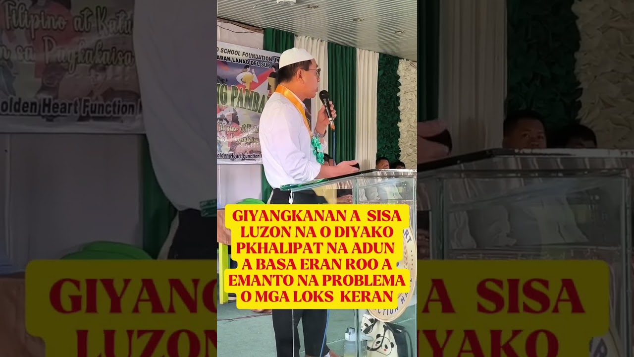 PROUD M'RANAO✔️✔️✔️📌📌MAPIYA A PANGOYAT PARA KO BASA TANO A MRANAO
