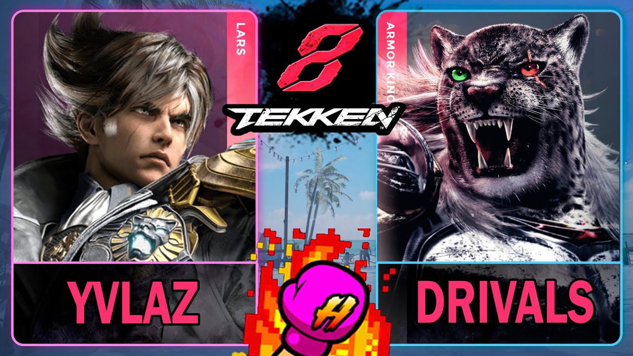 Tekken 8 Yvlaz (LARS) VS Drivals (ARMOR KING)🥊 鉄拳8🥊4K 60ᶠᵖˢ🥊T8 🥊TK8🥊#tekken