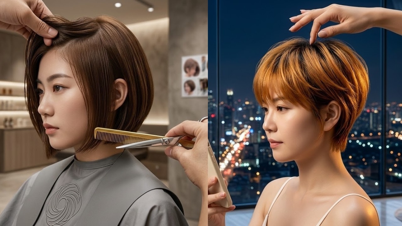 Short Haircut Step-by-Step Guide #haircut #beautiful #hairstyle