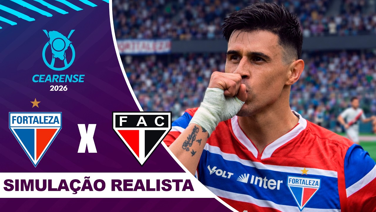 FORTALEZA X FERROVIÁRIO | Campeonato Cearense 2026 | Simulação Realista