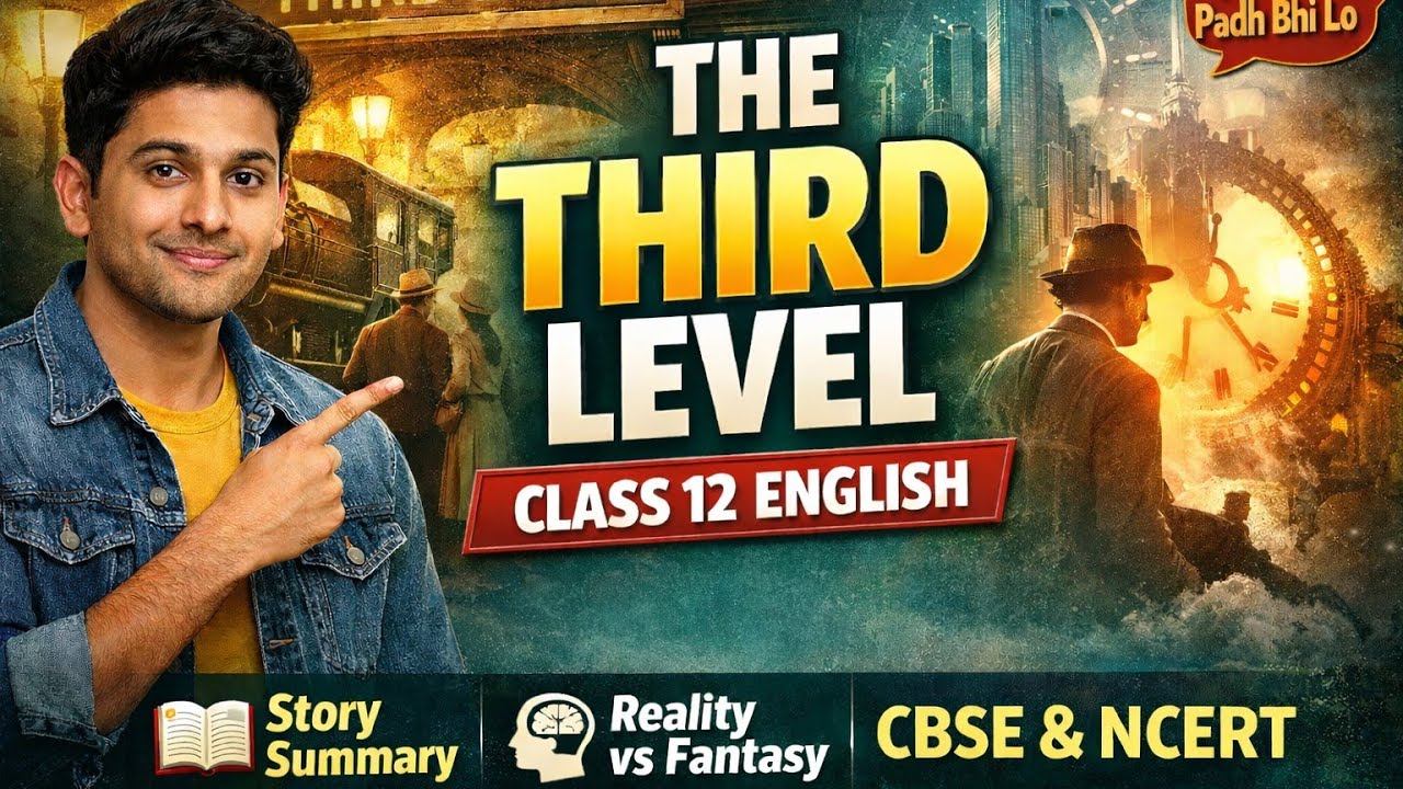 The Third Level – Full Explanation | Class 12 English Flamingo | NCERT|Jack Finney|CBSE Boards|