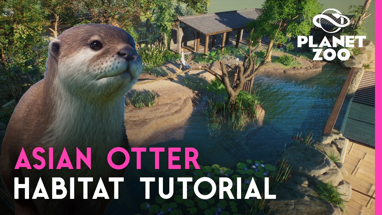 MIXED OTTER AND GIBBON HABITAT - Planet Zoo