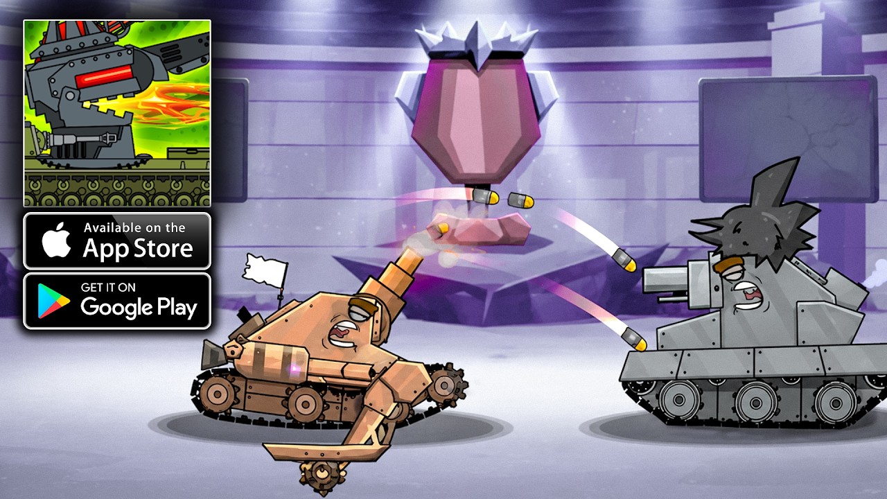 The Funniest Tank Battle Ever! 😂 | Tanks Arena io Craft & Combat Gameplay Part 2 (Android/iOS)