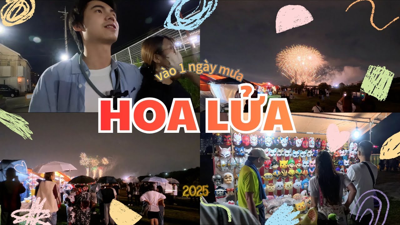 LẠ ĐỜI !!! Xem Pháo Hoa DƯỚI MƯA với VỢ NHẬT Sẽ Thế Nào??
