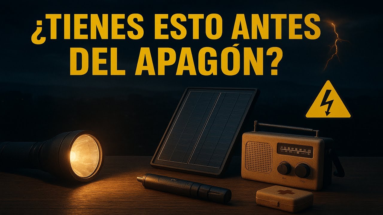 10 Productos BARATOS que NECESITAS Antes del Apagón Eléctrico 2025