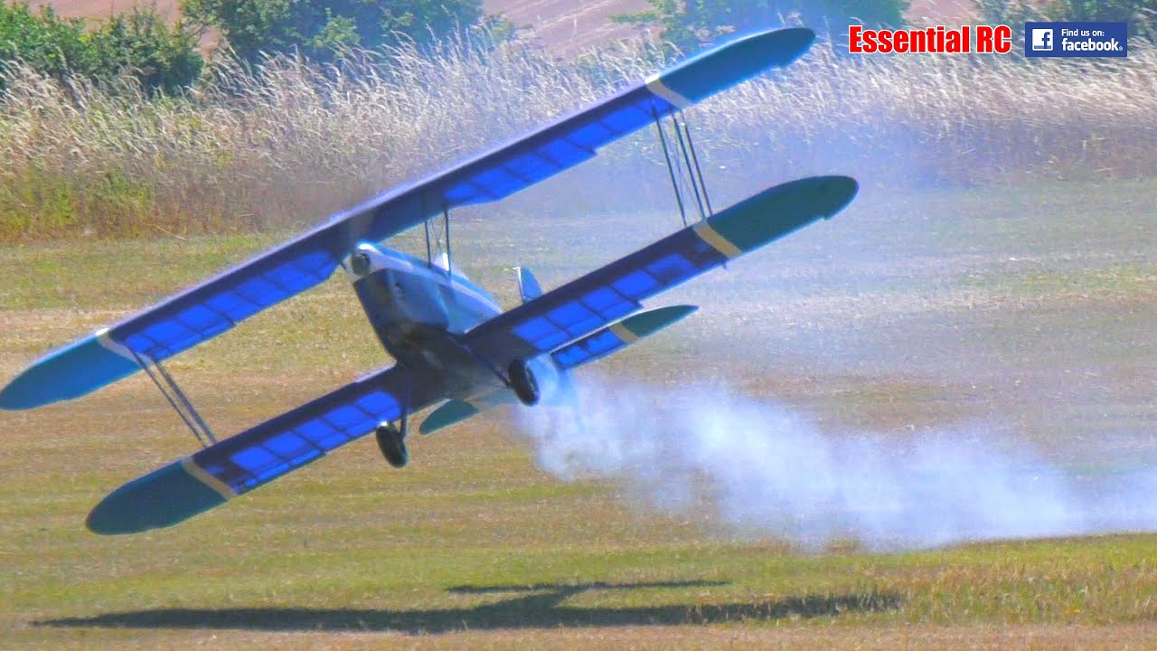 RARE AERO-MODELLING ! 1947 Stampe-Vertongen SV-4B RC biplane