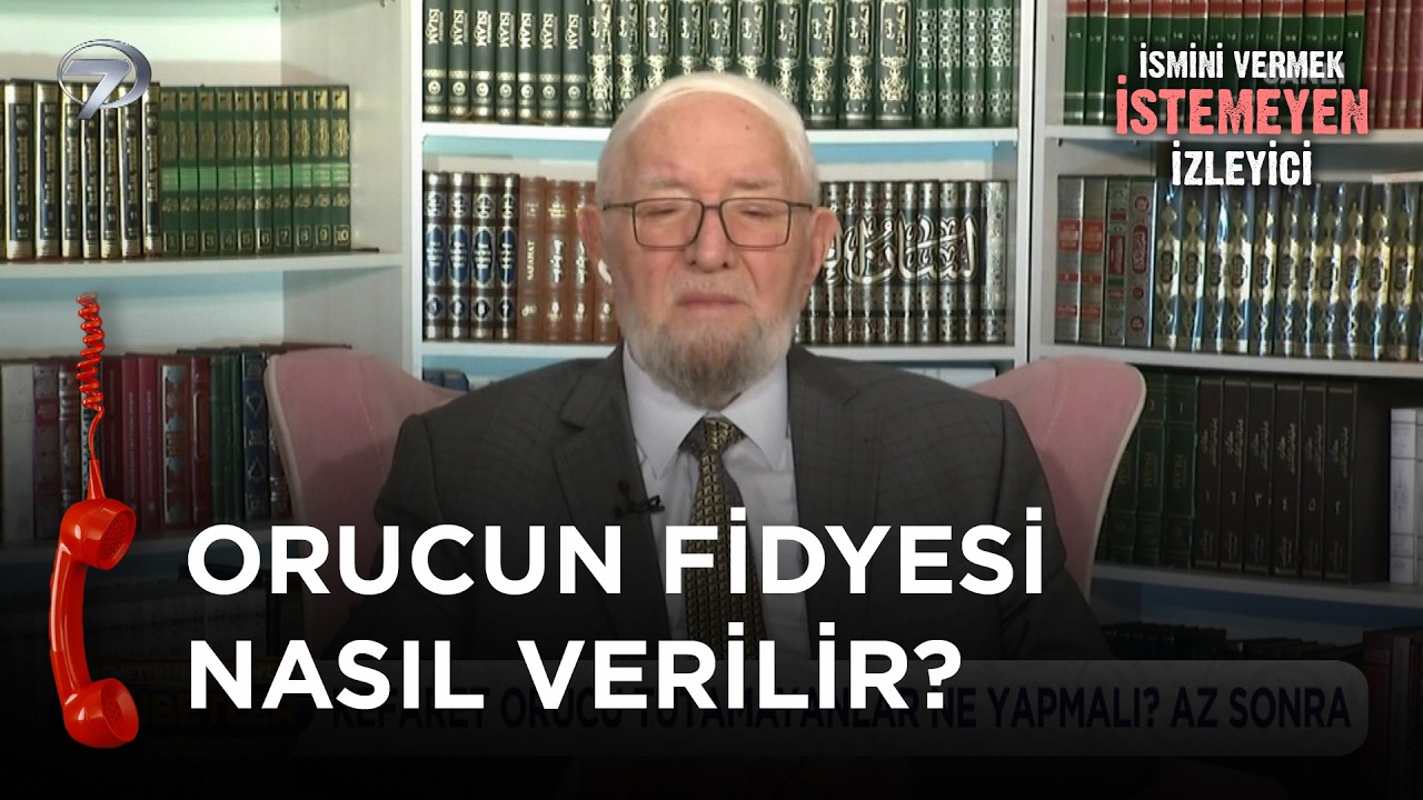 Tutamadığım Oruçların Fidyesini Annemden Alıp Ödeyebilir Miyim? - İsmini Vermek İstemeyen İzleyici