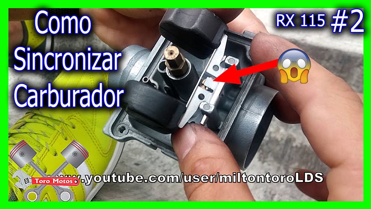 Como Carburar Yamaha RX 115 Y Sincronizar El Carburador #2
