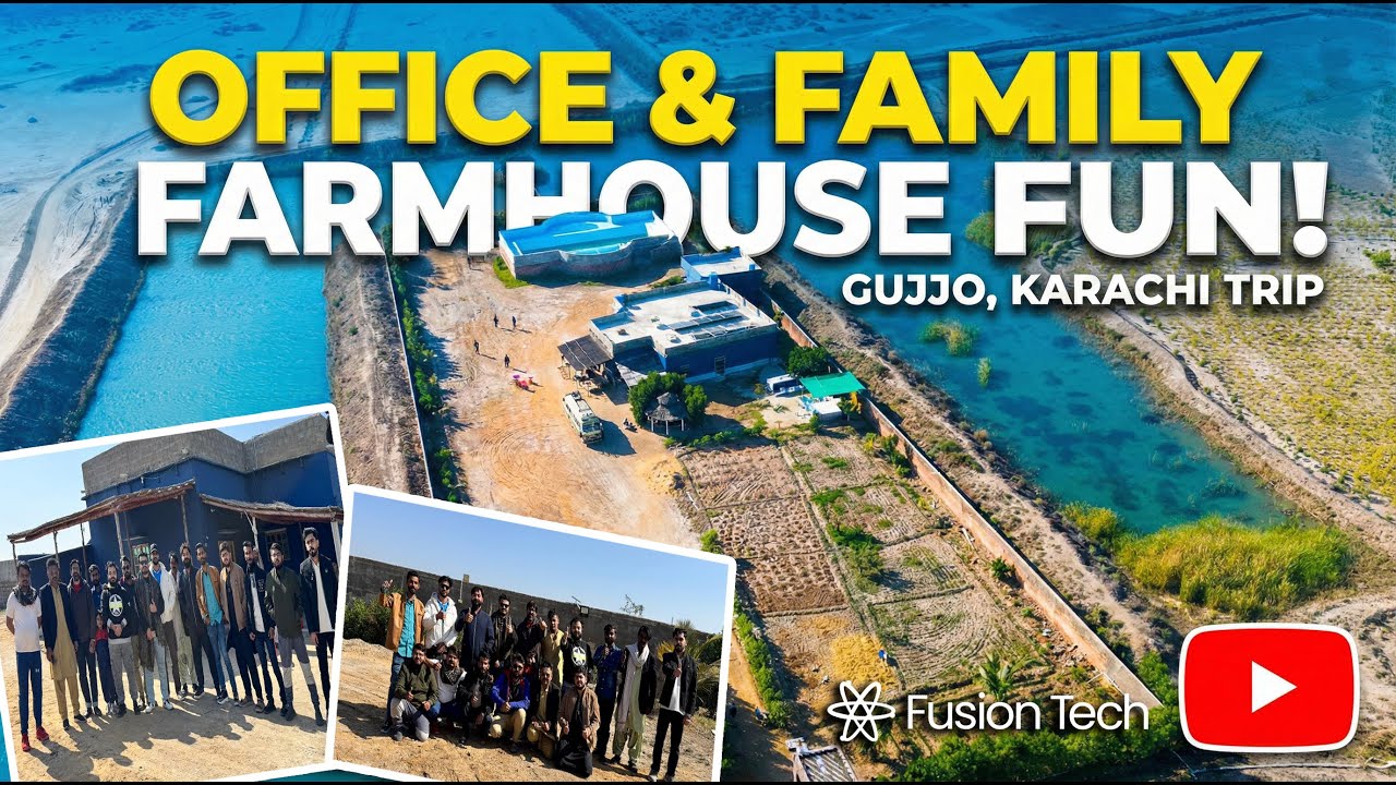 Best Farmhouse Near Karachi? exploring Gujjo with Office Staff & Family!