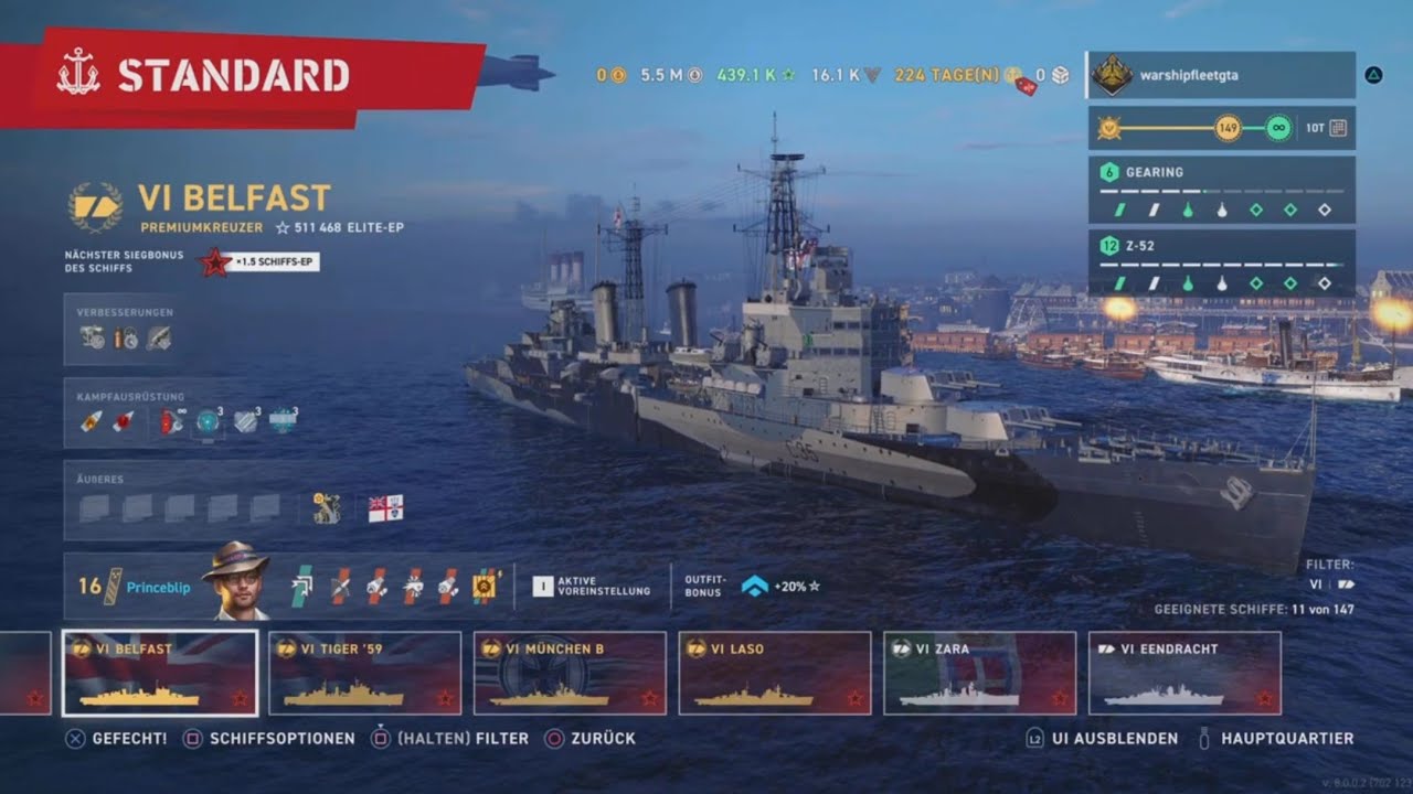 WOWS Legends: Belfast: Bester leichter Kreuzer auf T6?