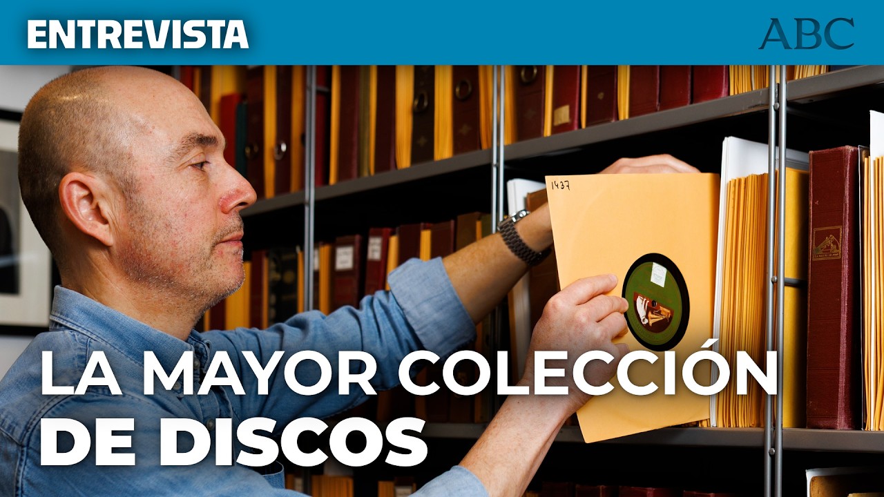 El guardián de los discos que preservan la historia de España