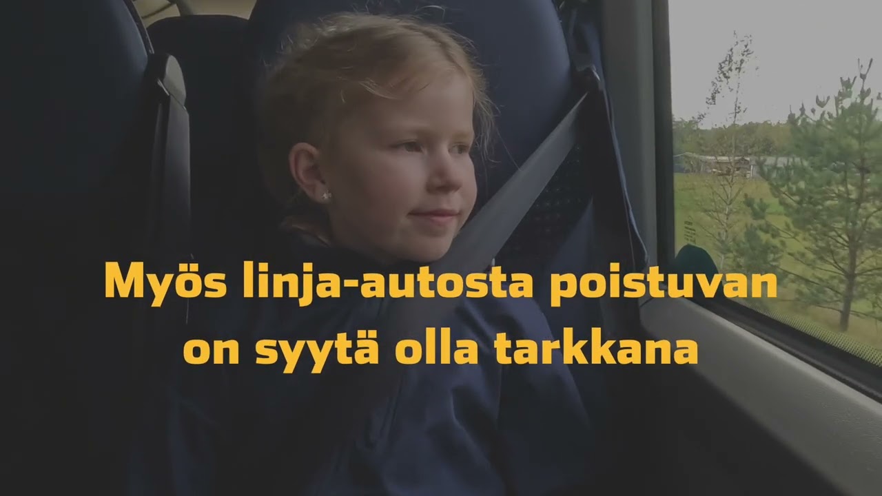 Fillarimestari: Linja-autopysäkin lähestyminen