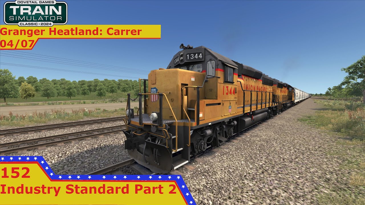 Granger Heatland. 4. Industry Standard Part 2 - EMD GP 40-2 - Train Simulator Classic