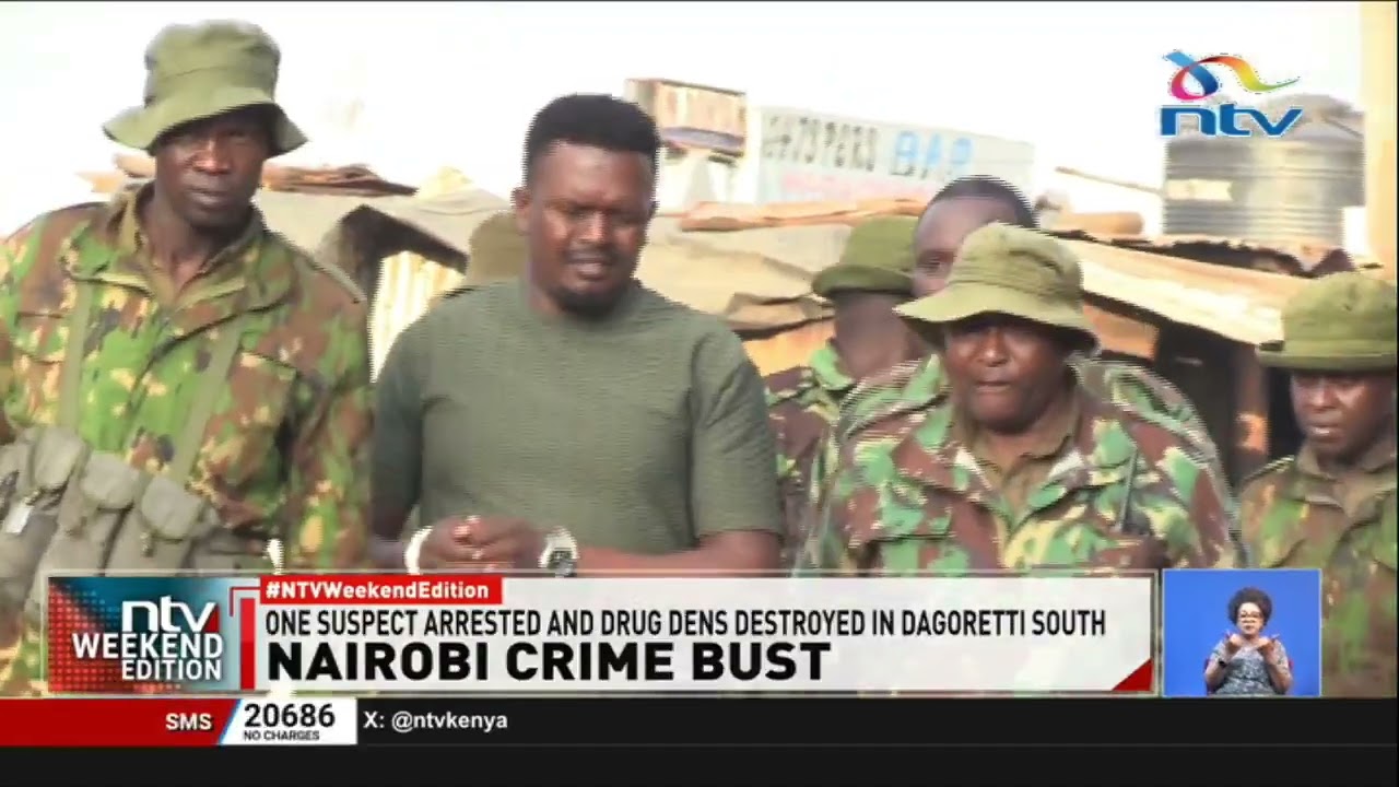 One suspect arrested and drug dens destroyed in Dagoretti South