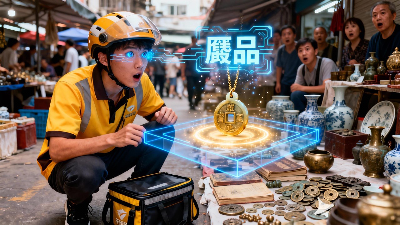 【Seri lengkap】Kurir makanan dapat mata tembus pandang, beli patung naga 20 yuan jadi 800.000 yuan! 💰
