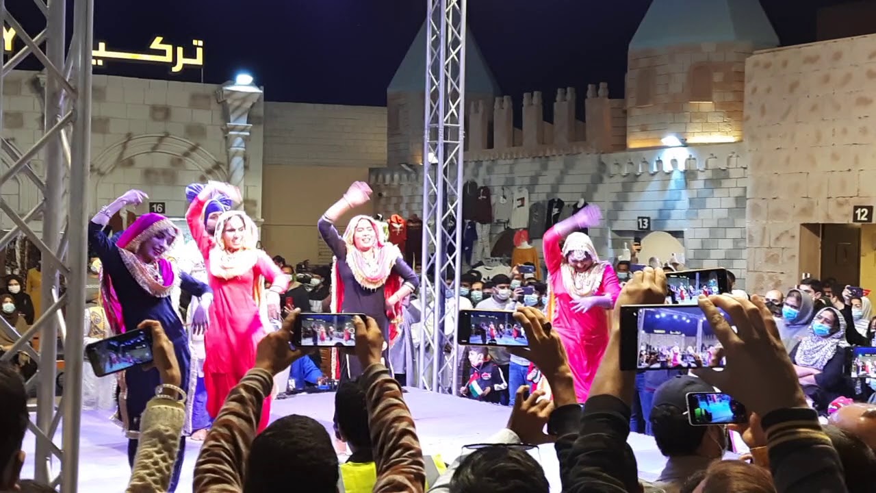 Happy New Year 2021 | New Year  Night Celebration in Abu Dhabi | Punjabi Music & Dance