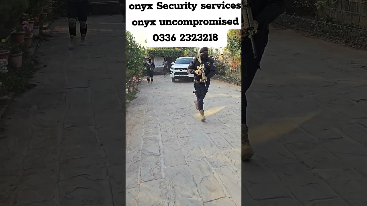 Pakistan leading security company #onyxsecurity #armedsecurity #PrivateGuards #security #no1security
