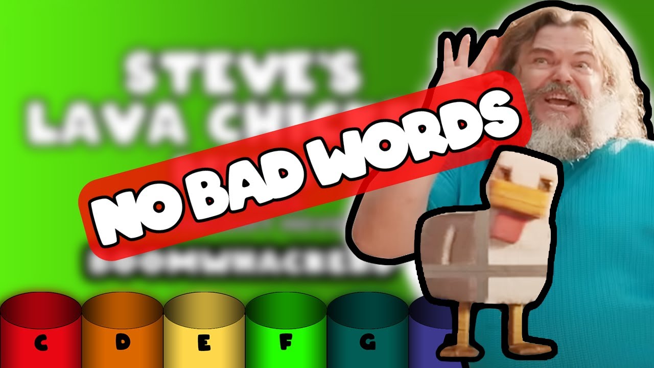 Steve's Lava Chicken Remix (Clean Version) - Boomwhacker Play Along [Easy]