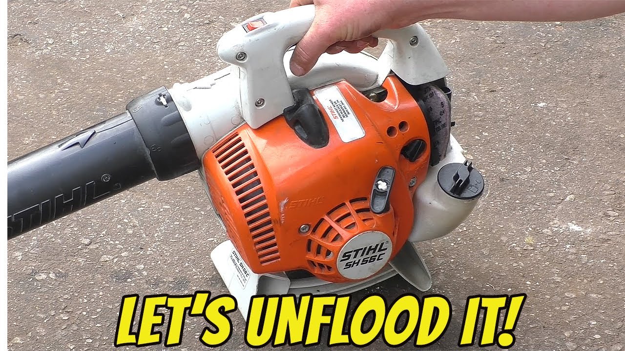 Unflood any 2 Stroke Equipment Using This Simple Method With No Special Tools! Stihl Husqvarna Etc.