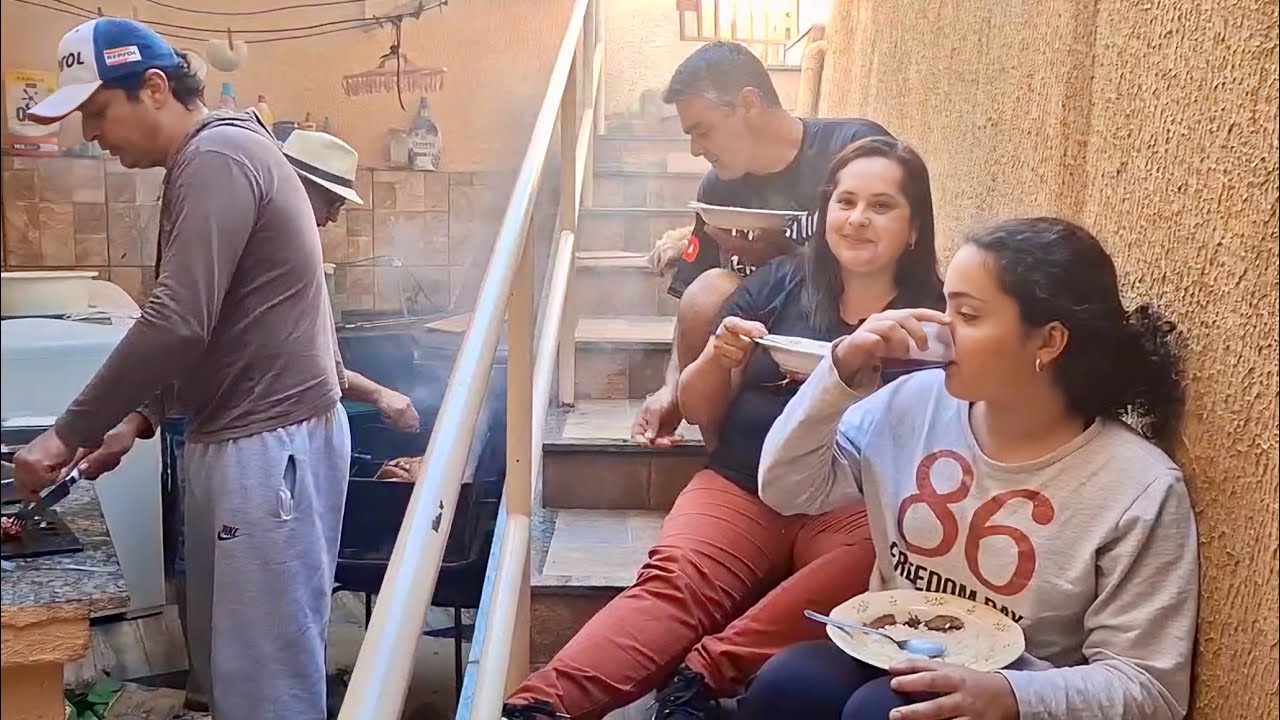 Churrasco na Casa dos meus Pais em Poços de Caldas + Ganhamos Presentes Personalizado