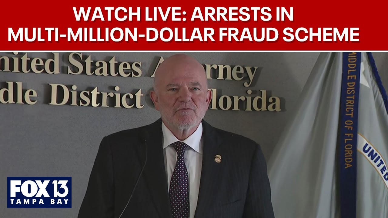 Live: Arrests announced in multi-million-dollar fraud scheme