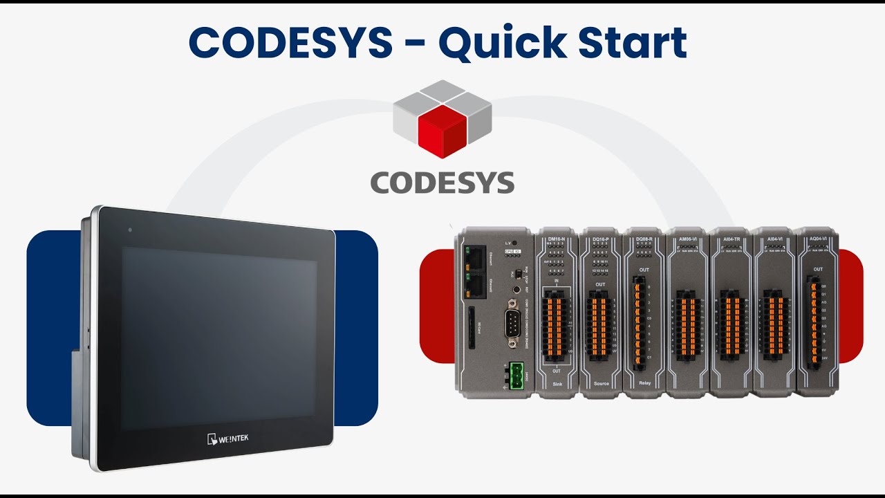 CODESYS Quick Start using Weintek Remote IO & HMI