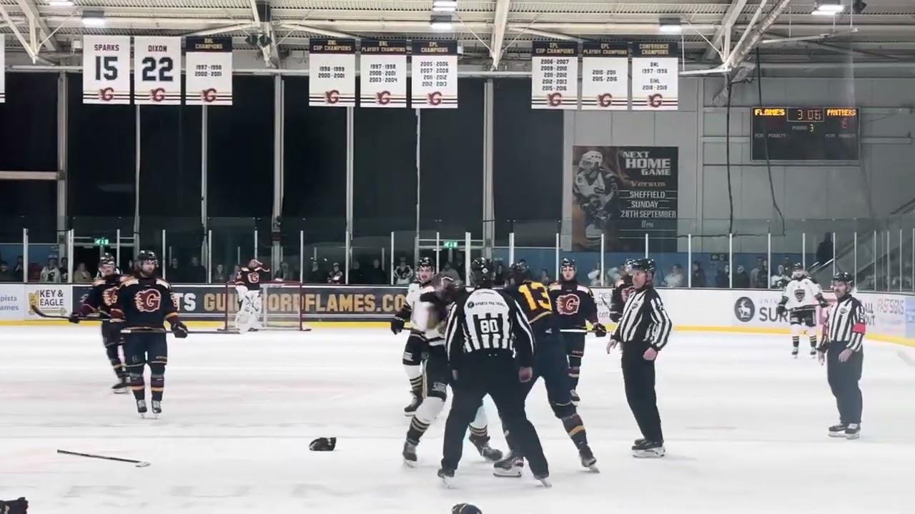 Tyler Busch Vs Zsombor Gar&aacute;t. Guildford Flames Vs Nottingham Panthers 24/9/25