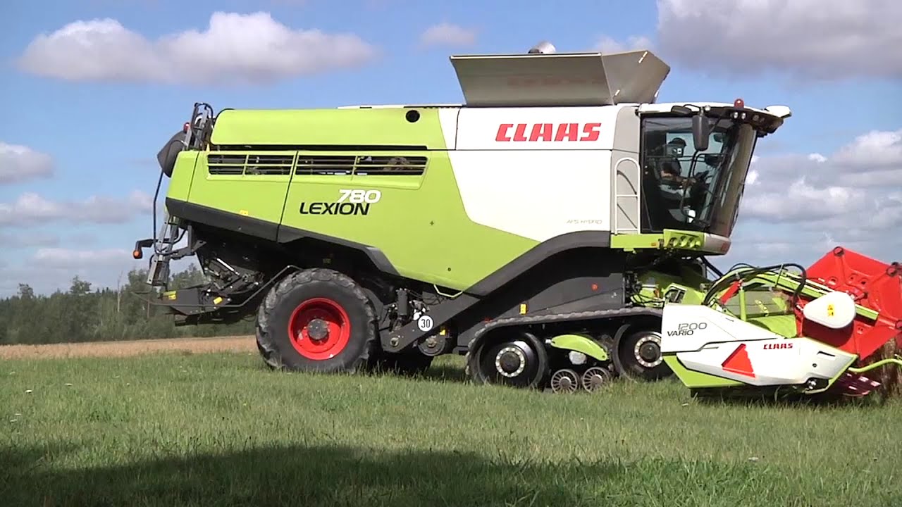 Claas Lexion 780 Terra trac på Bjertorp