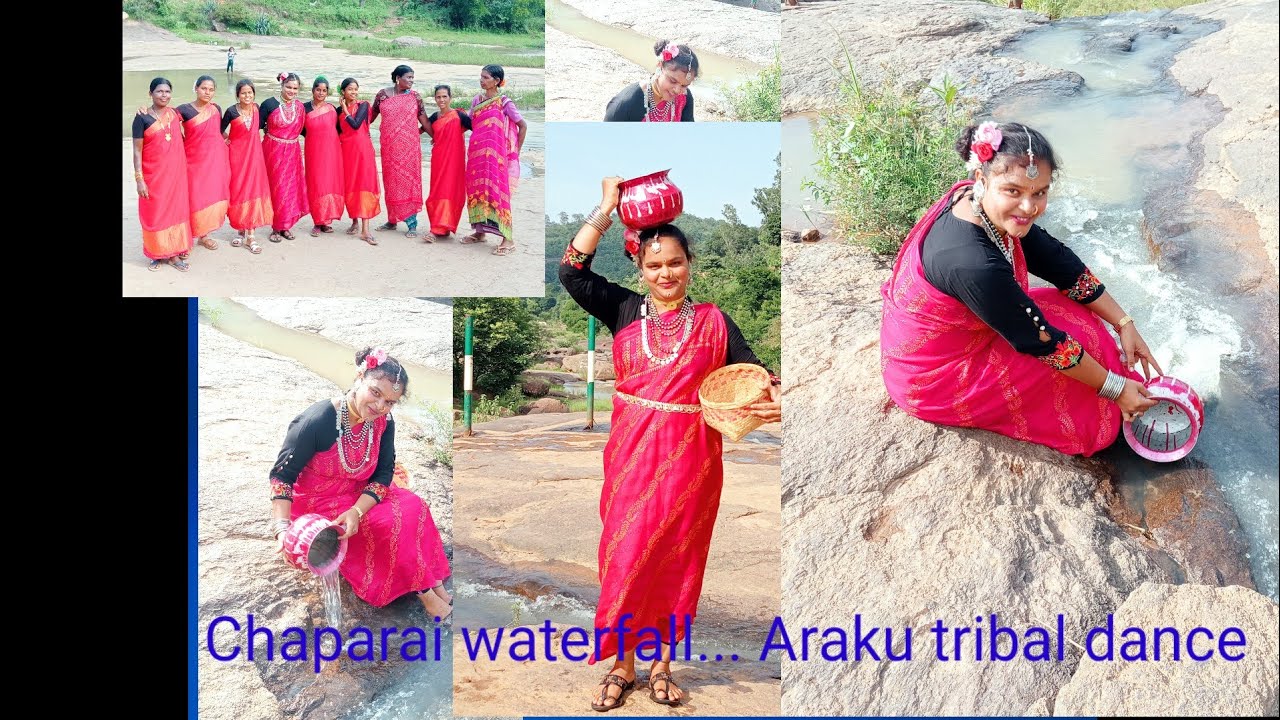 Chaparai waterfall Araku tribal dance#viralvideo #ytviralvideo#Dimsa dance araku