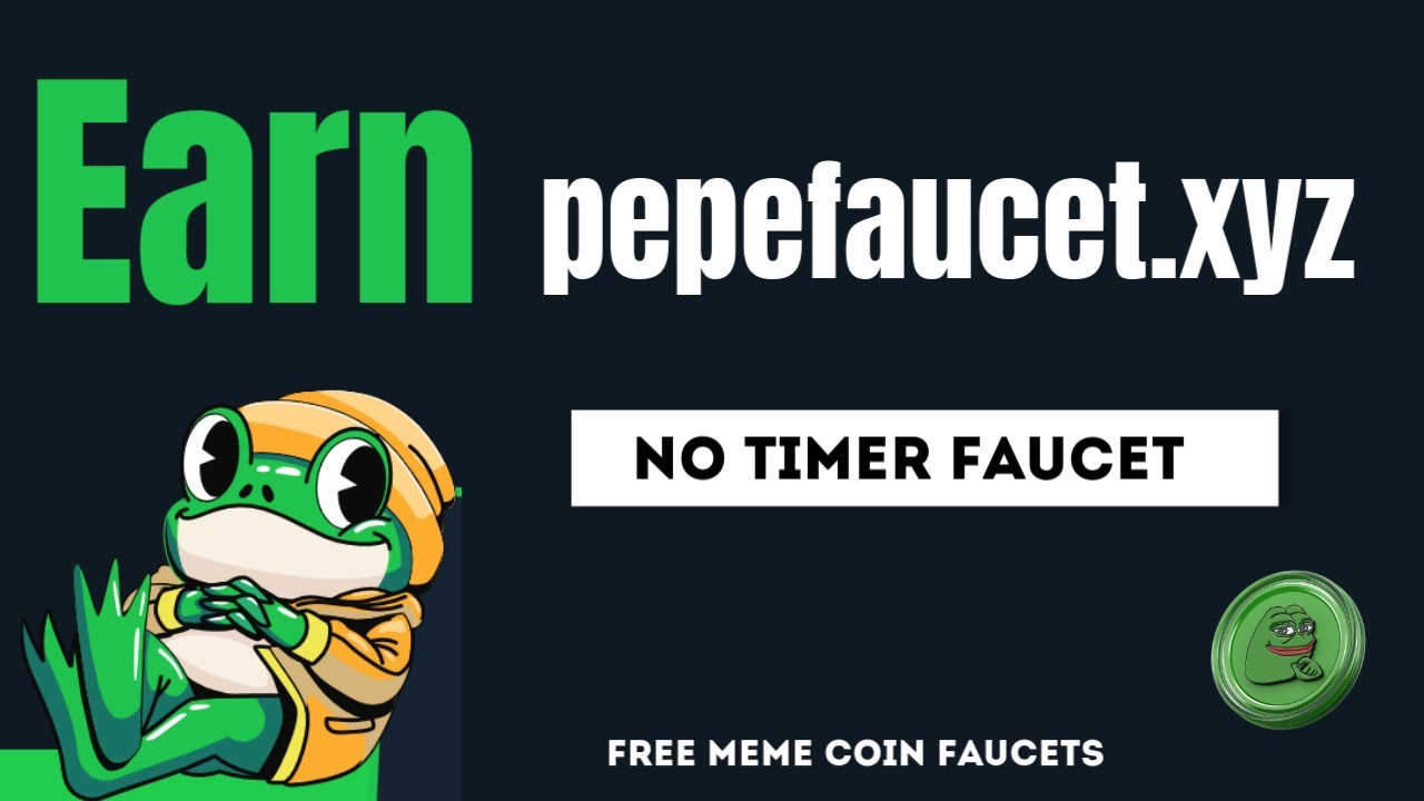 New Free PEPE Faucet - No Timer Pepe Faucet - Free Meme Coin Money [ Live Withdrawal ]