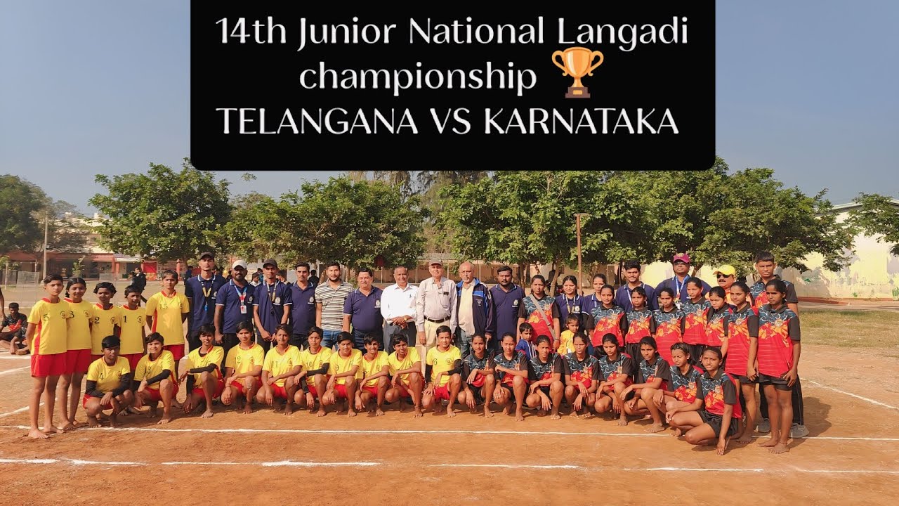 14th JUNIOR NATIONAL LANGADI  CHAMPIONSHIP 🏆 2024-25 NUNNA VILLAGE AP ..... TELANGANA VS KARNATAKA