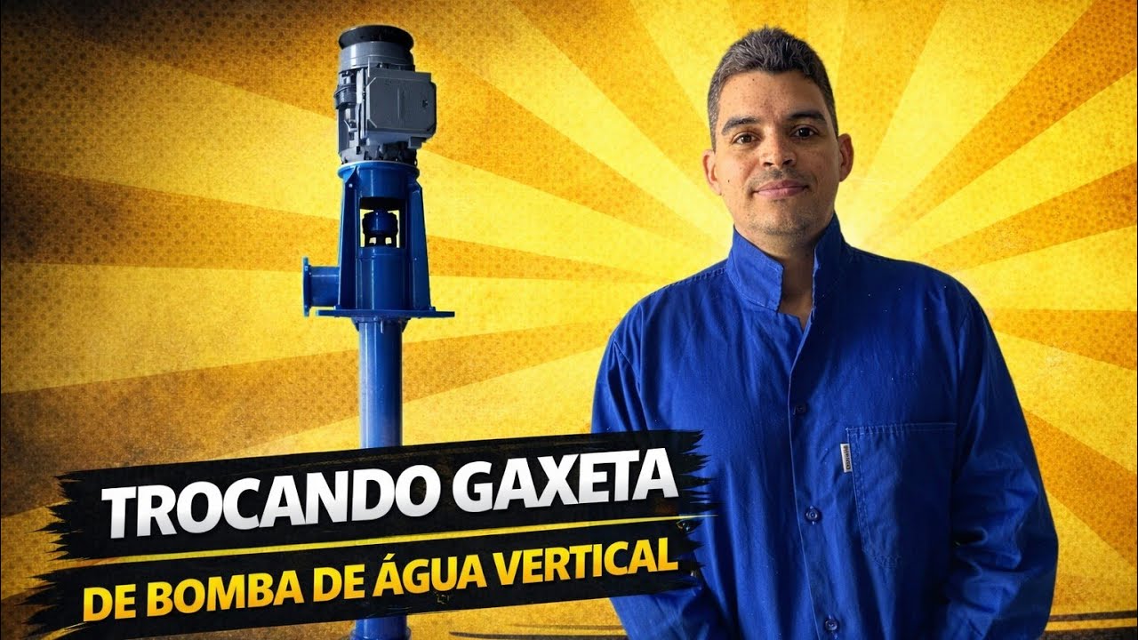 Substitui&ccedil;&atilde;o de Gaxeta em Bomba D&rsquo;&Aacute;gua Vertical.