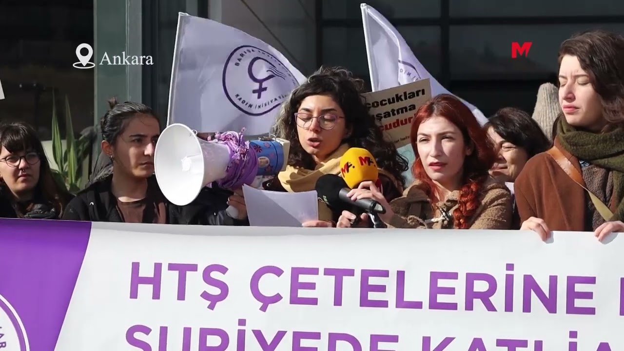 Kadınlardan BM Ofisi önünde Rojava çağrısı
