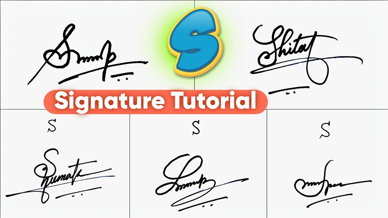 Unique S Signature Style | Beautiful Signature Style | #signature #handwriting l