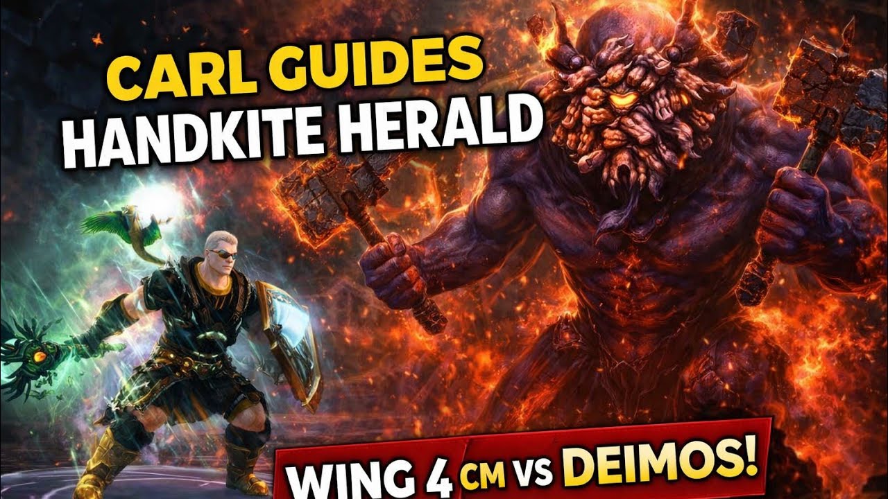 CARL guides DEIMOS Challenge Mode herald hand kite