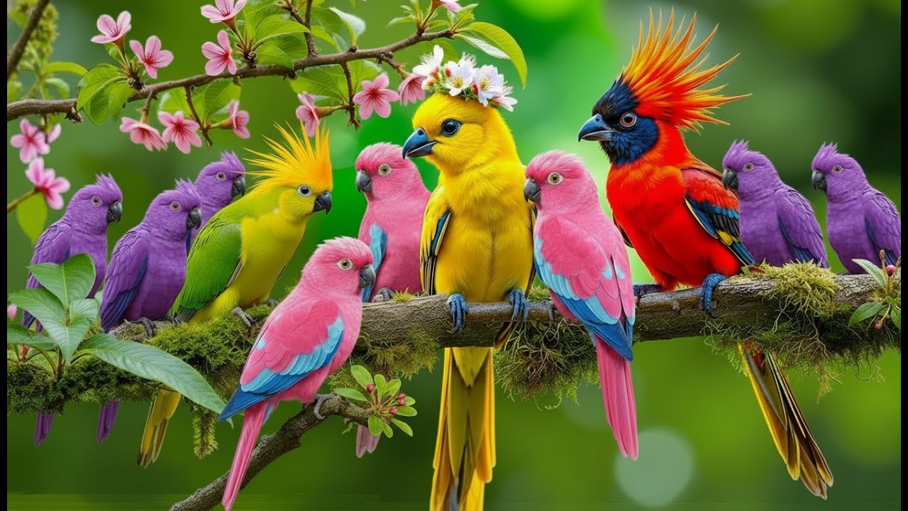 🌼 Tranquil Piano Music and Bird Sounds | Gentle Background Music for Healing Rest and Focus