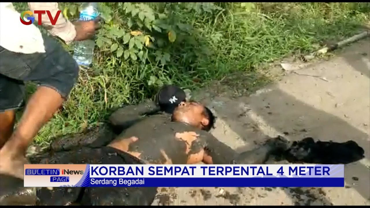 Dua Orang Pekerja Pemasang Tiang untuk Internet Tersengat Aliran Listrik #BuletiniNewsPagi 06/01