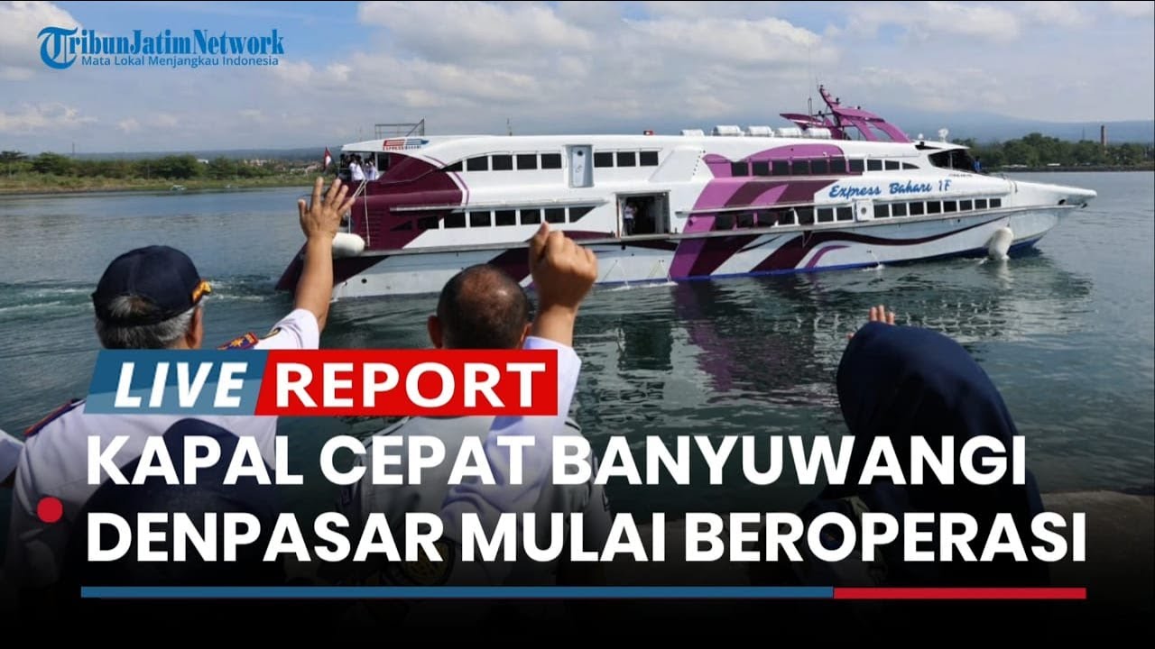 Langsung Menuju Pusat Kota, Kapal Cepat Banyuwangi-Denpasar Mulai Beroperasi