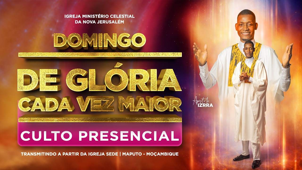 🔴 DOMINGO DE GLÓRIA CADA VEZ MAIOR | Apóstolo Izrra | 22.02.2026