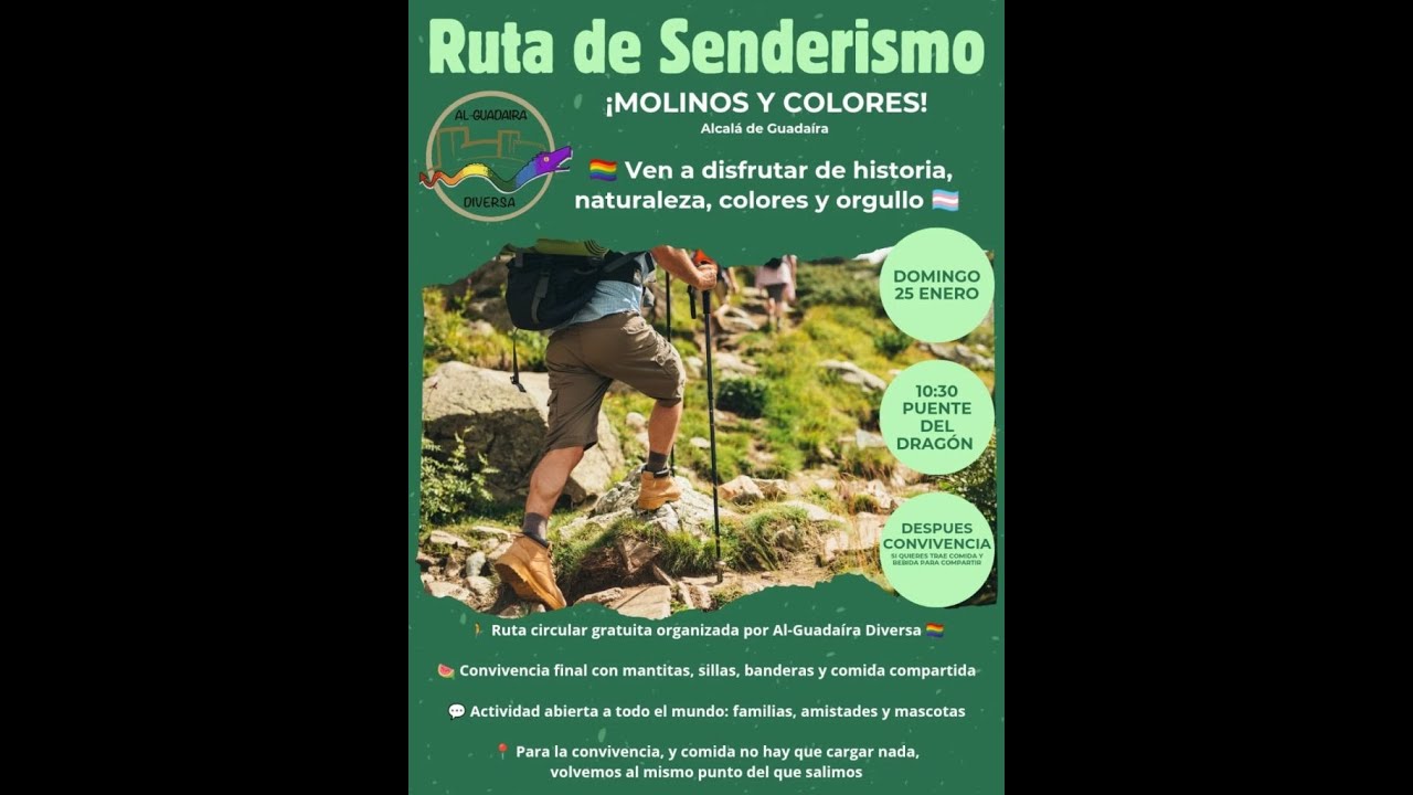 HOY EN RG HABLAMOS CON LA ASOCIACIÓN AL-GUADAÍRA DIVERSA SOBRE LA CITA DE ESTE DOMINGO 25 DE ENERO