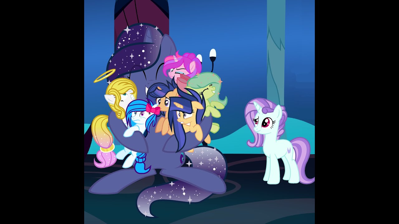 MLP [Next Gen] Hugging my idols  (SpeedPaint /Base Edit)