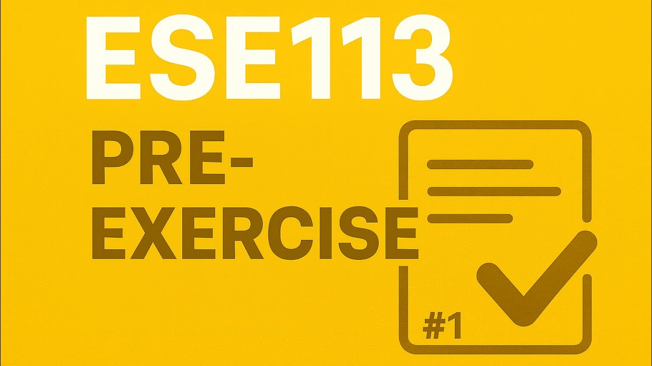 SolidWorks Dersi #1 &ndash; ESE113 PRE-EXERCISE | İYTECAD 2025 T&uuml;rk&ccedil;e